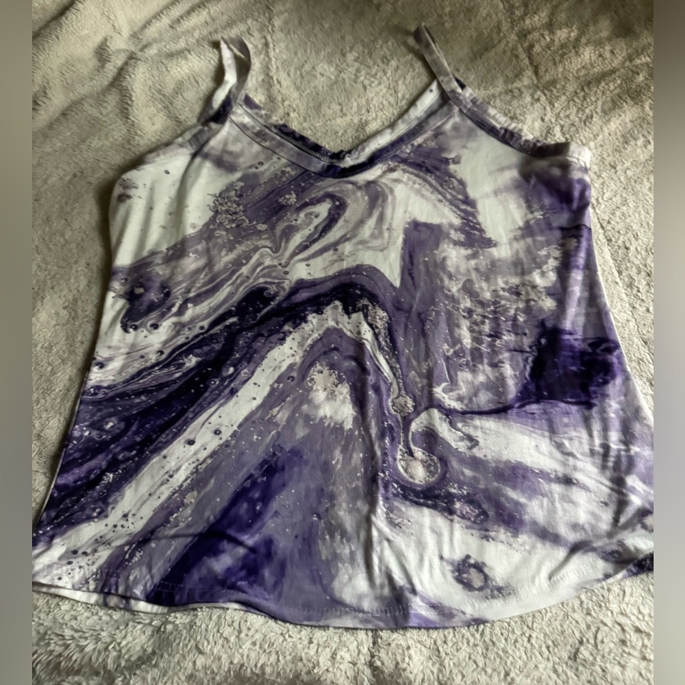 SPACE dye tank top womens XL